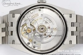 0413 Unique DateJust 36 SS 116234 VSF 1:1 Best Edition 904L Steel Black Diamonds Dial on Jubilee Bracelet VS 2089